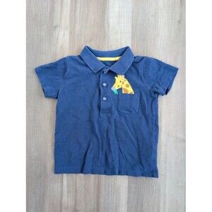 Baby Boden by Mini Boden Giraffe Applique Polo Shirt, 18-24m (U2)